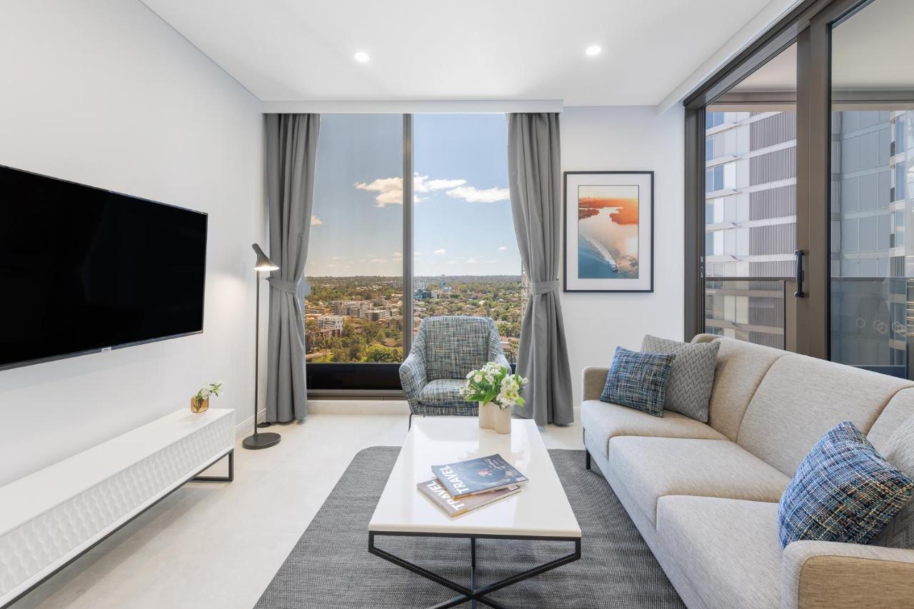 Meriton Suites George Street, Parramatta Sydney Exteriör bild