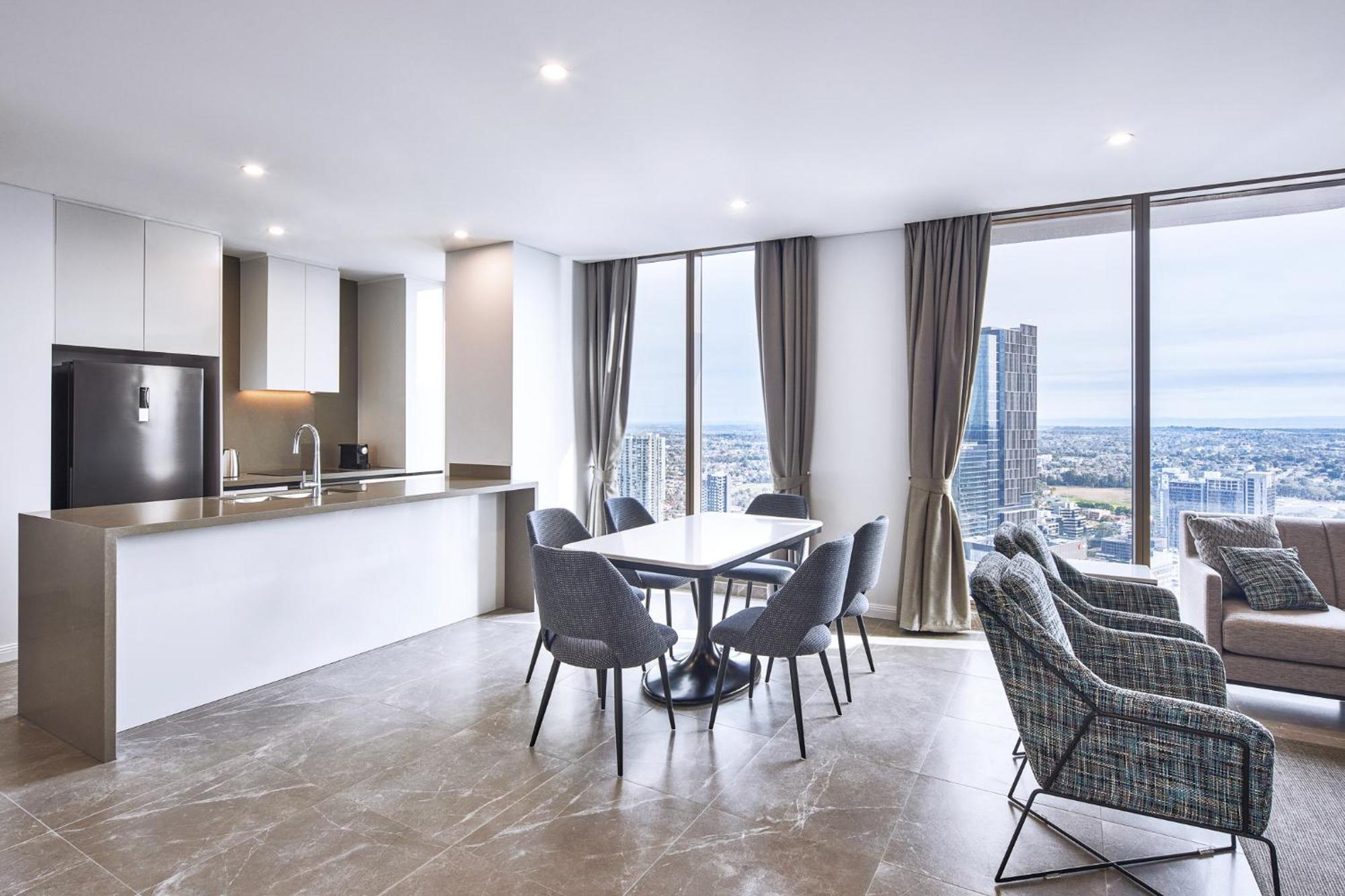 Meriton Suites George Street, Parramatta Sydney Exteriör bild