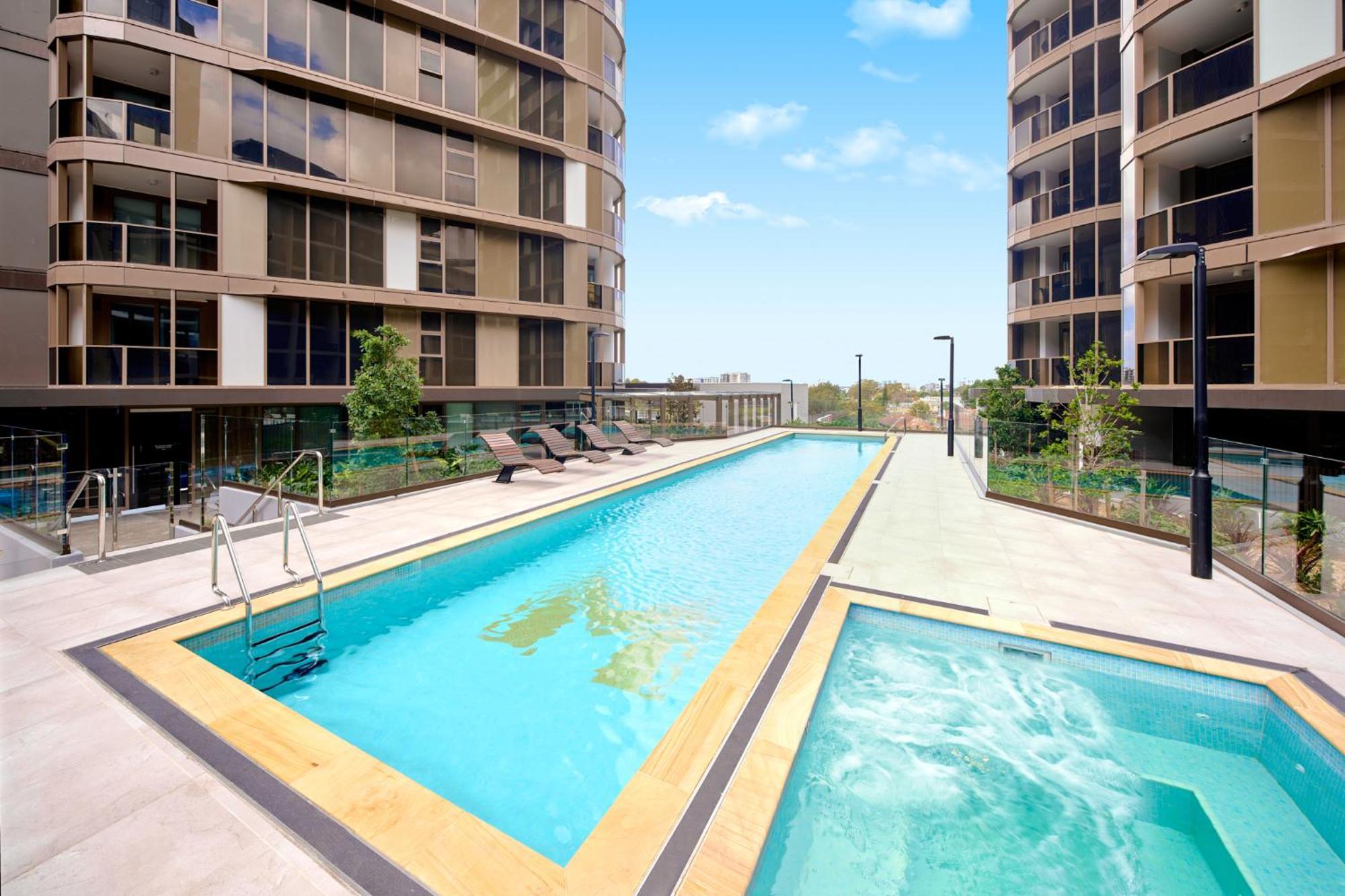 Meriton Suites George Street, Parramatta Sydney Exteriör bild